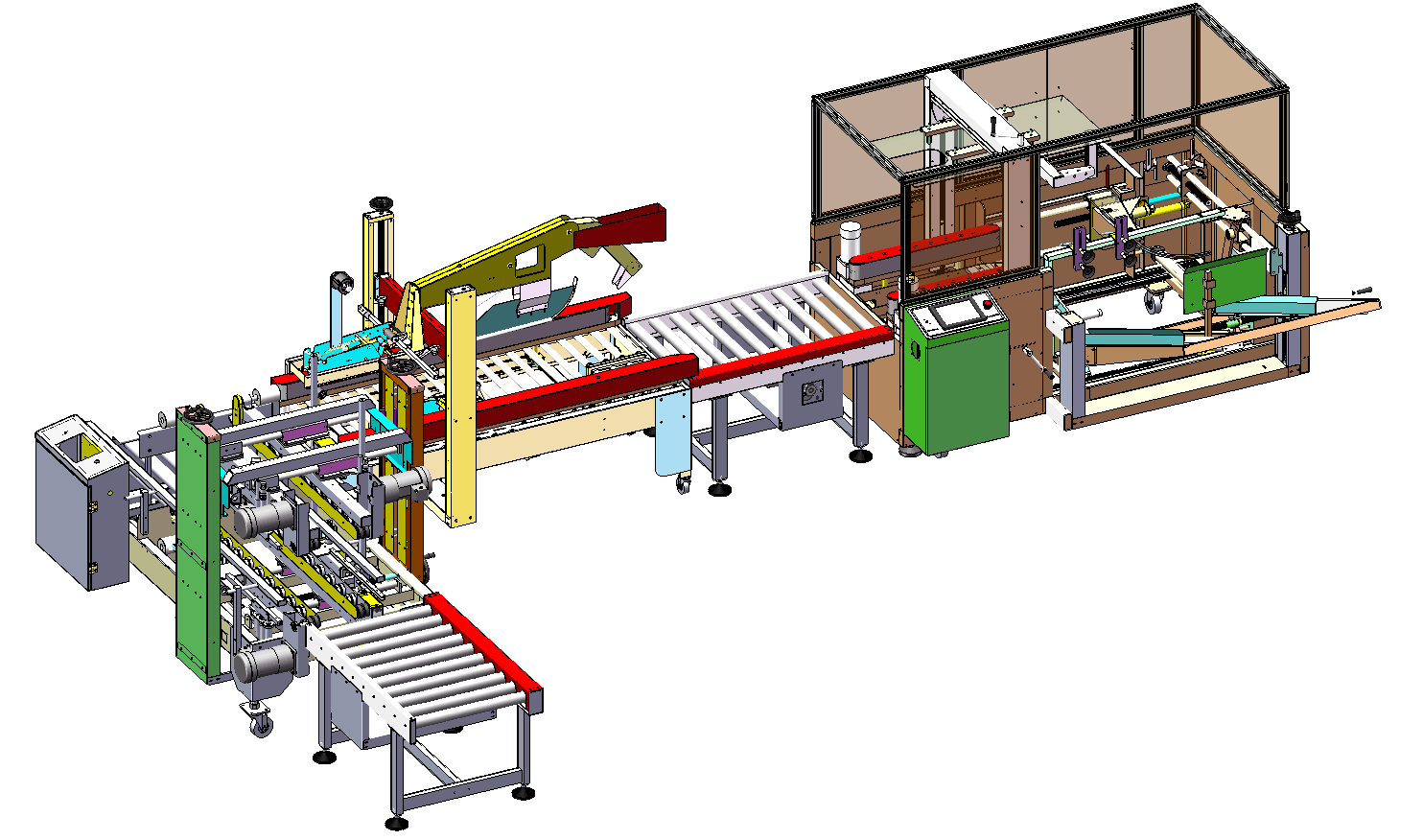 自动开箱机、自动封箱机