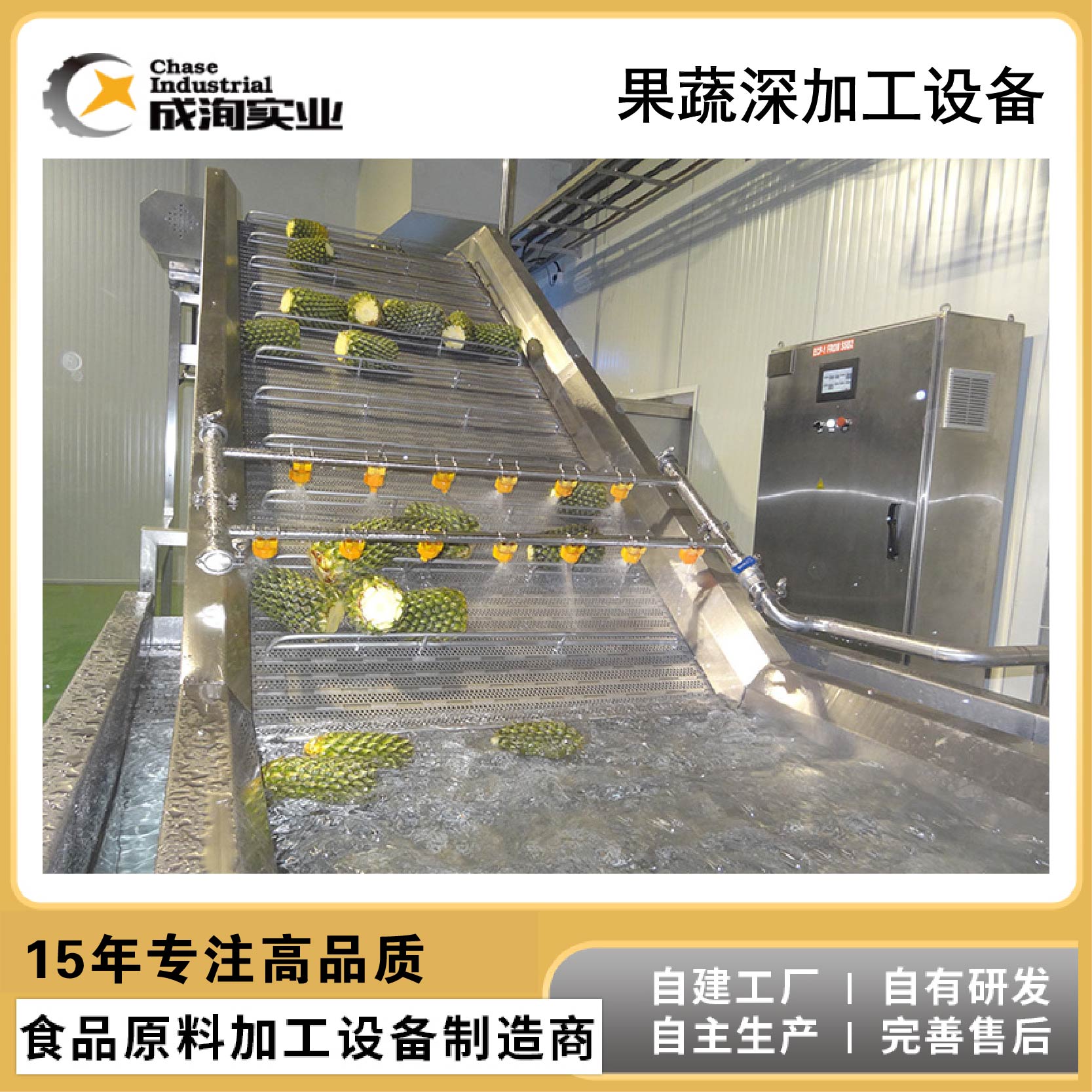 菠萝汁加工设备生产线