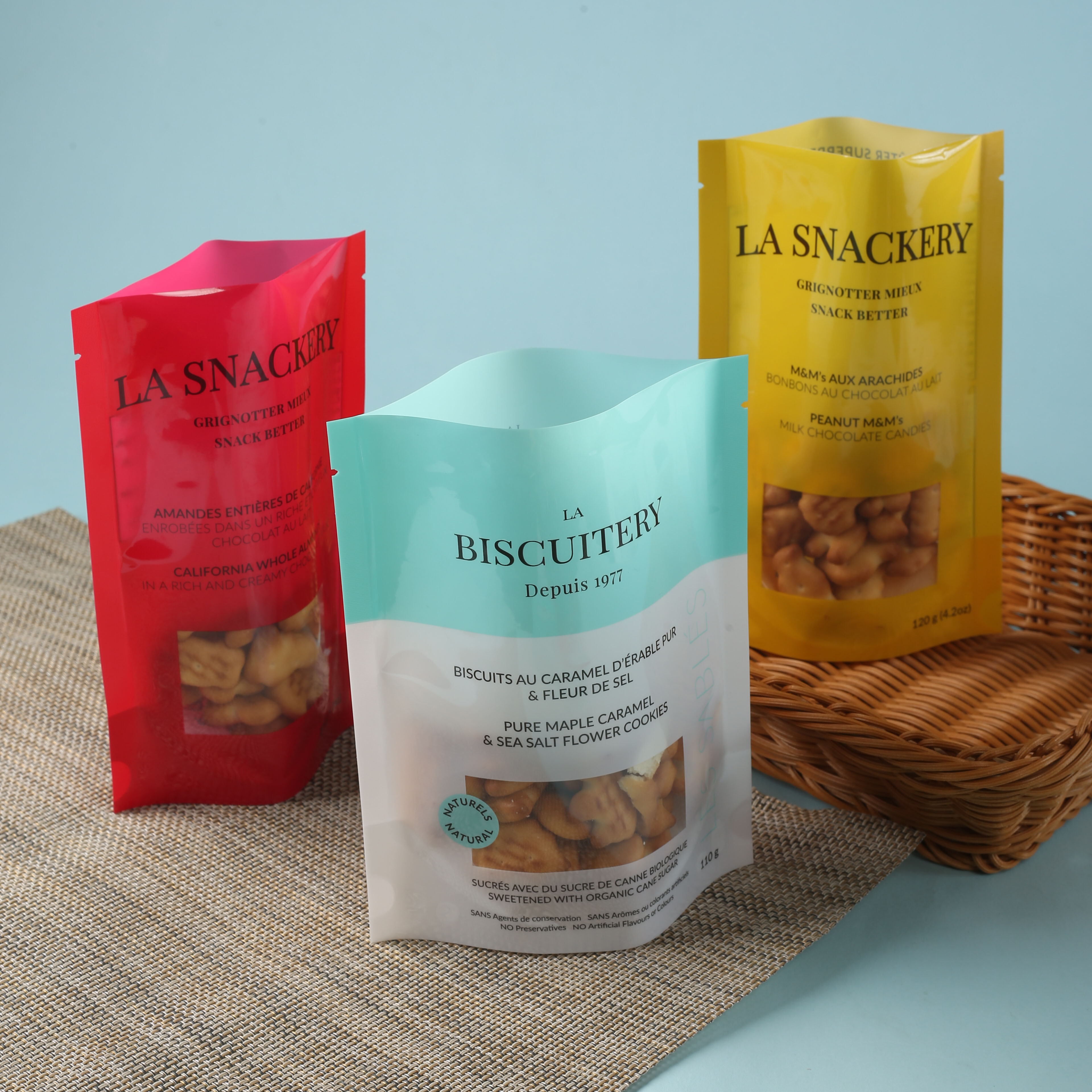 食品包装袋和包装复合卷膜