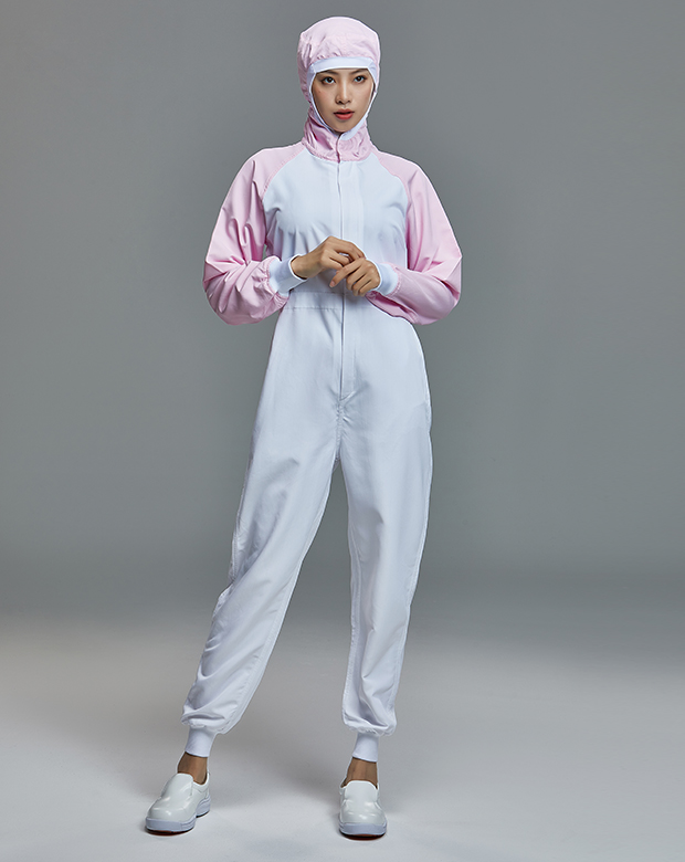 镶色三连体款式食品工作服YA052