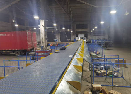  模组带单双侧自动分拣线