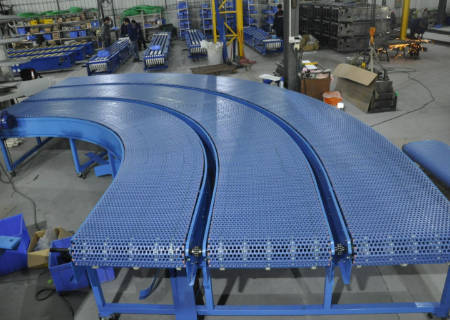  模组带超宽转弯机