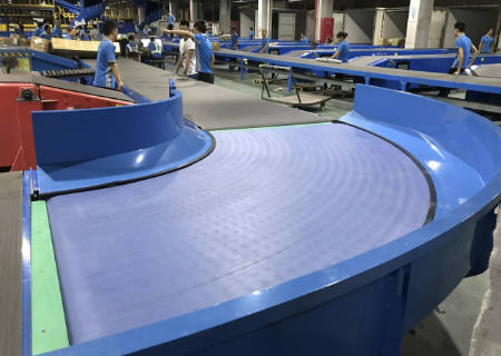 模组带平板转弯机