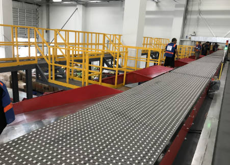  模组带重货人工分拣输送机