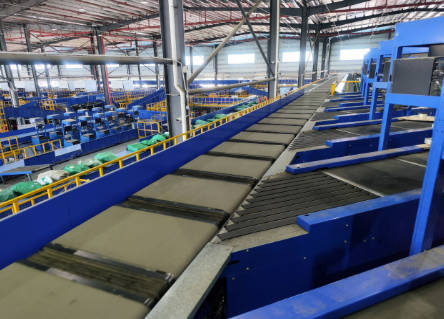 交叉带式分拣设备