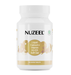 Nuzeel® 液体钙与维他素K2和D软凝胶