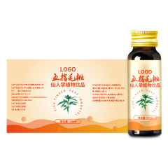 五指毛桃仙人掌植物饮品