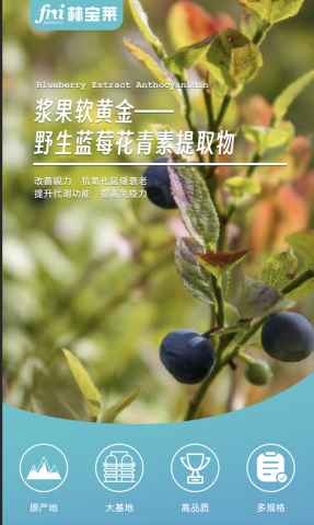 专利提取物 蓝莓花青素25% 安全有效