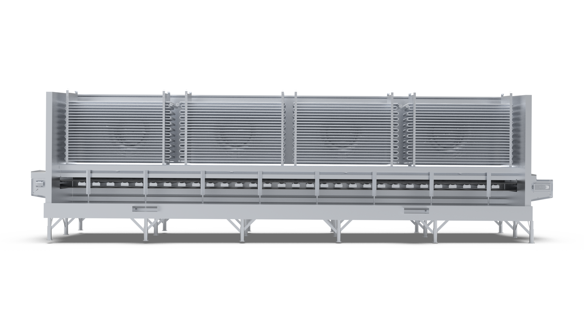 冲击式隧道速冻机
