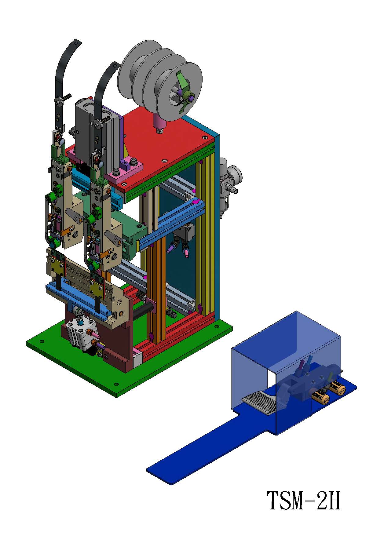 TSM-2H多頭打釘機頭