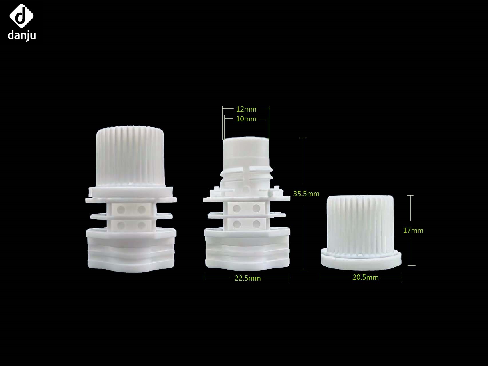 004#10mm双卡管盖