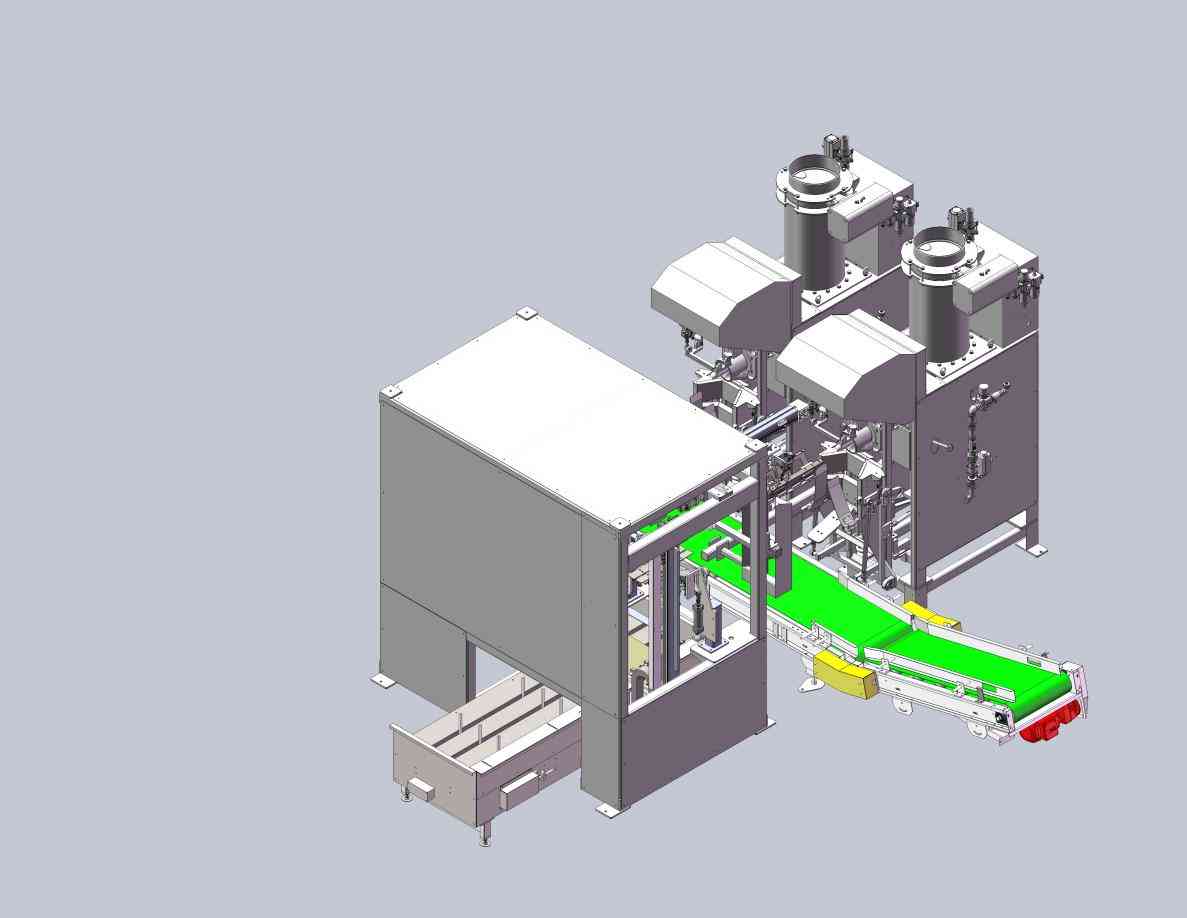 国衡自动套袋阀口包装