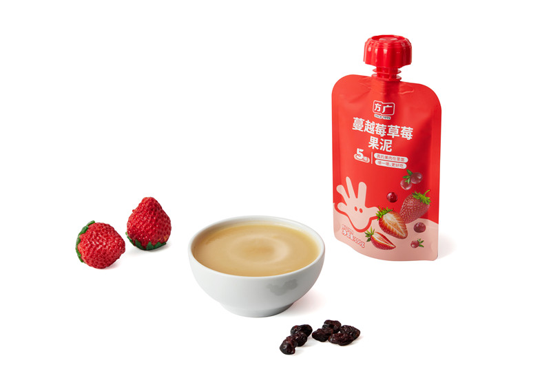蔓越莓草莓味果泥