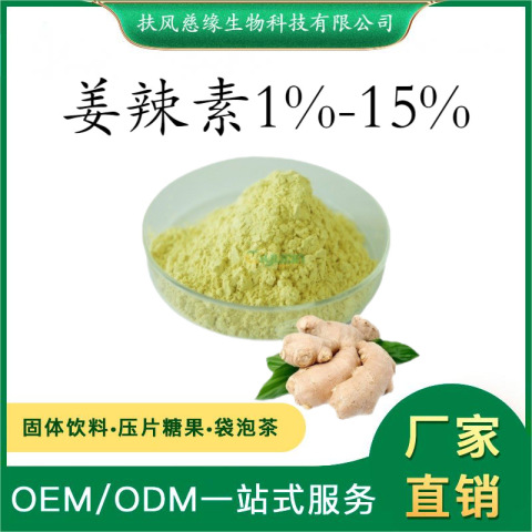 姜辣素1%5%10%15% 生姜提取物 水溶性生姜粉 厂家直销 姜粉