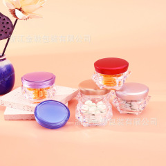 5.6*4透明小药瓶软胶囊藏红花压片糖果保健品瓶塑料瓶罐亚克力瓶