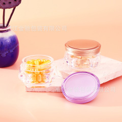 5.6*4透明小药瓶软胶囊藏红花压片糖果保健品瓶塑料瓶罐亚克力瓶