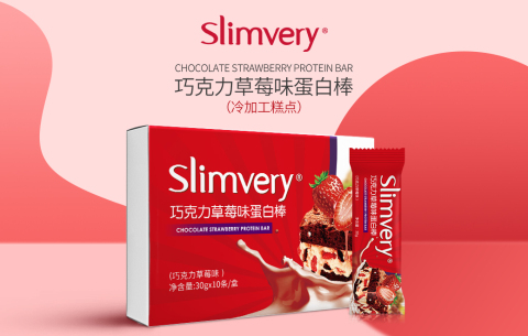 巧克力草莓味蛋白棒