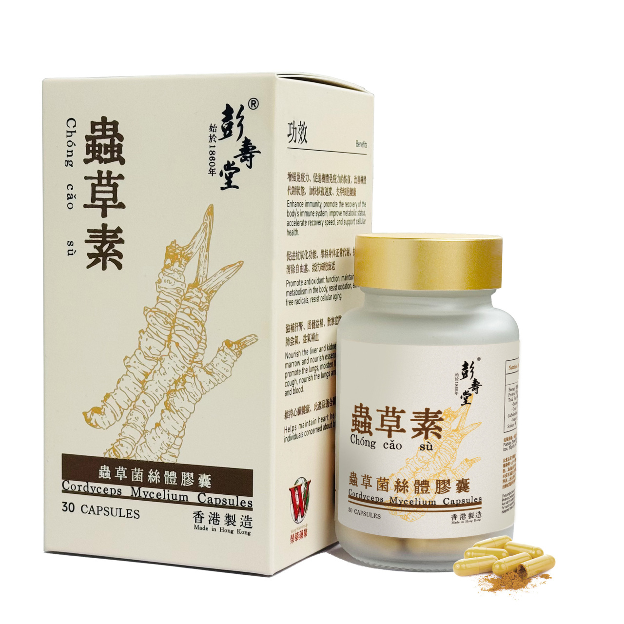 虫草菌丝体胶囊