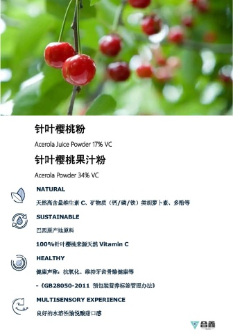 針葉櫻桃粉