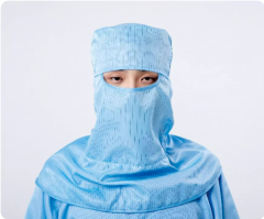 Y20105 防静电防尘帽 全罩式披肩帽