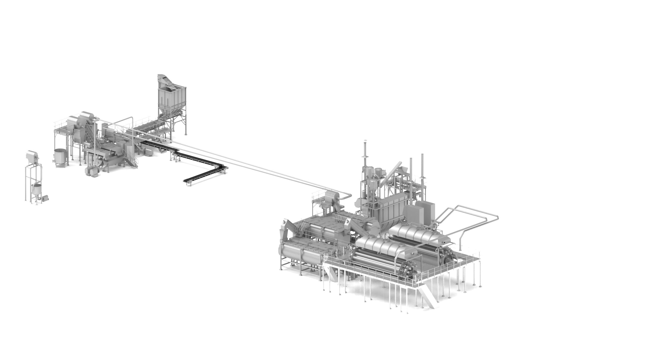 马铃薯雪花全粉生产线