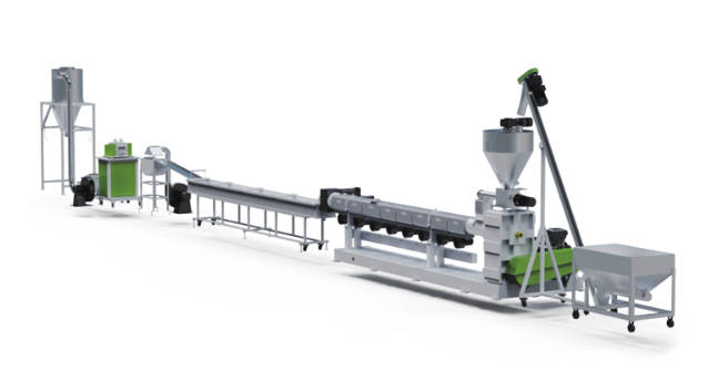 JWL系列单螺杆造粒机组