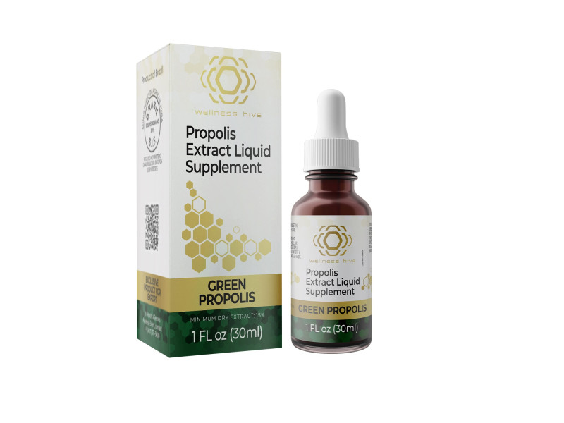 GREEN PROPOLIS EXTRACT 15% DRY EXT. 30ML DROPS