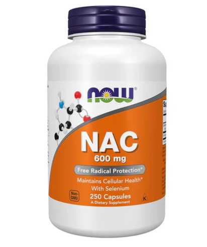 NOW Foods N-乙酰基半胱氨酸（NAC）600 mg 250 VEG胶囊