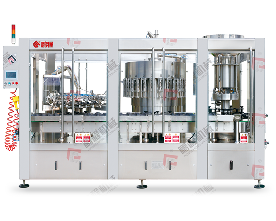 全自动冲瓶灌装打塞联体机PCPF24GF24DS4