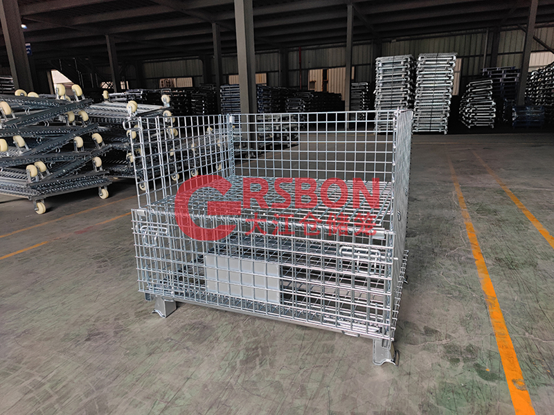 仓储笼隔网分层：分两层