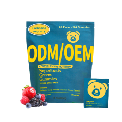 绿色软糖益生元肠道健康小熊 ODM/OEM代加工