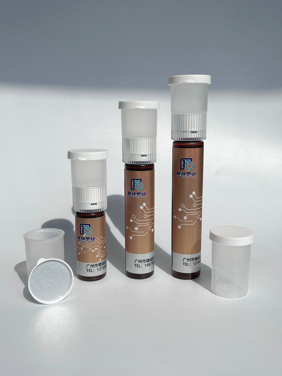 PP双仓口服液瓶