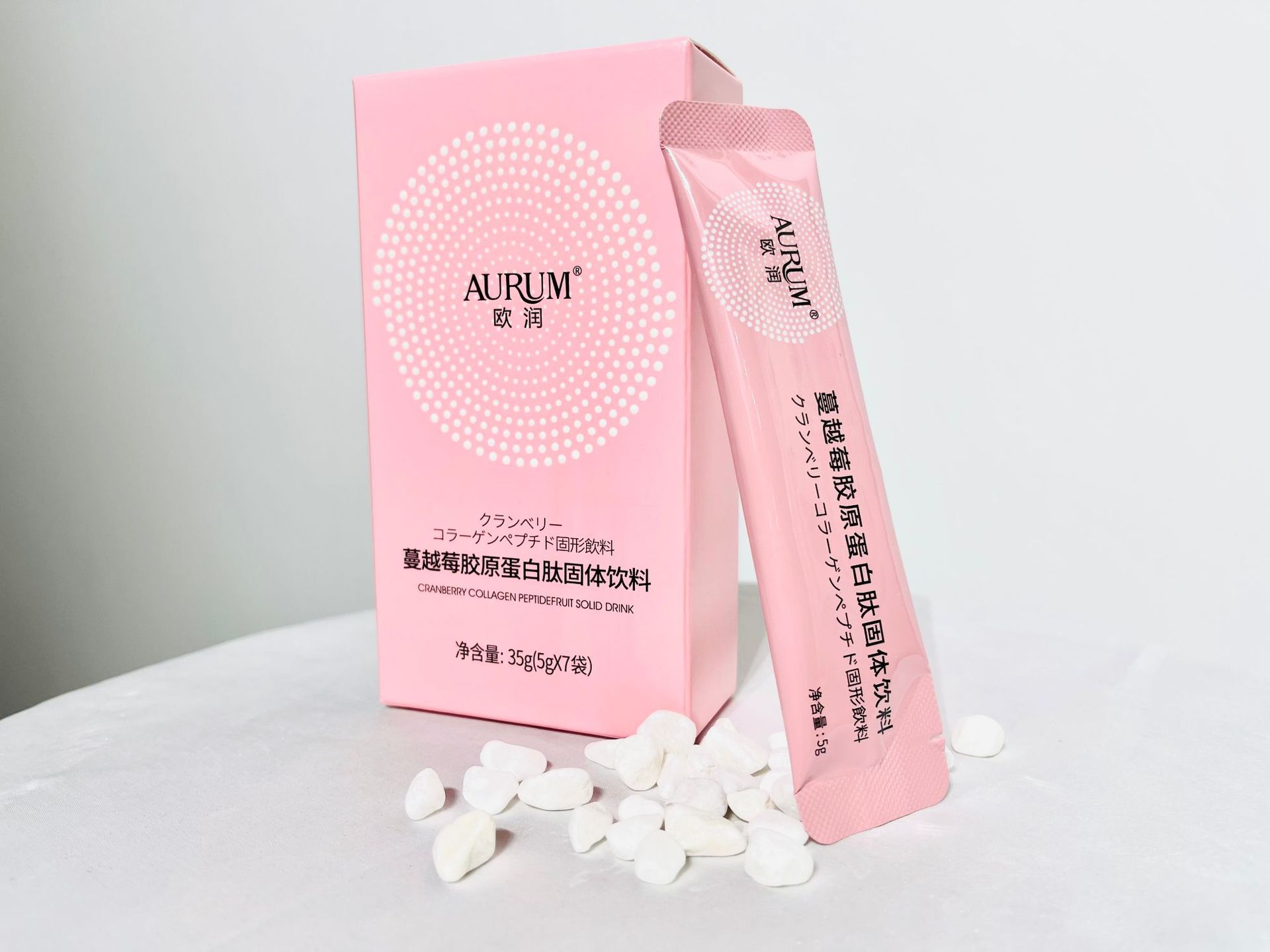 蔓越莓胶原蛋白肽固体饮料