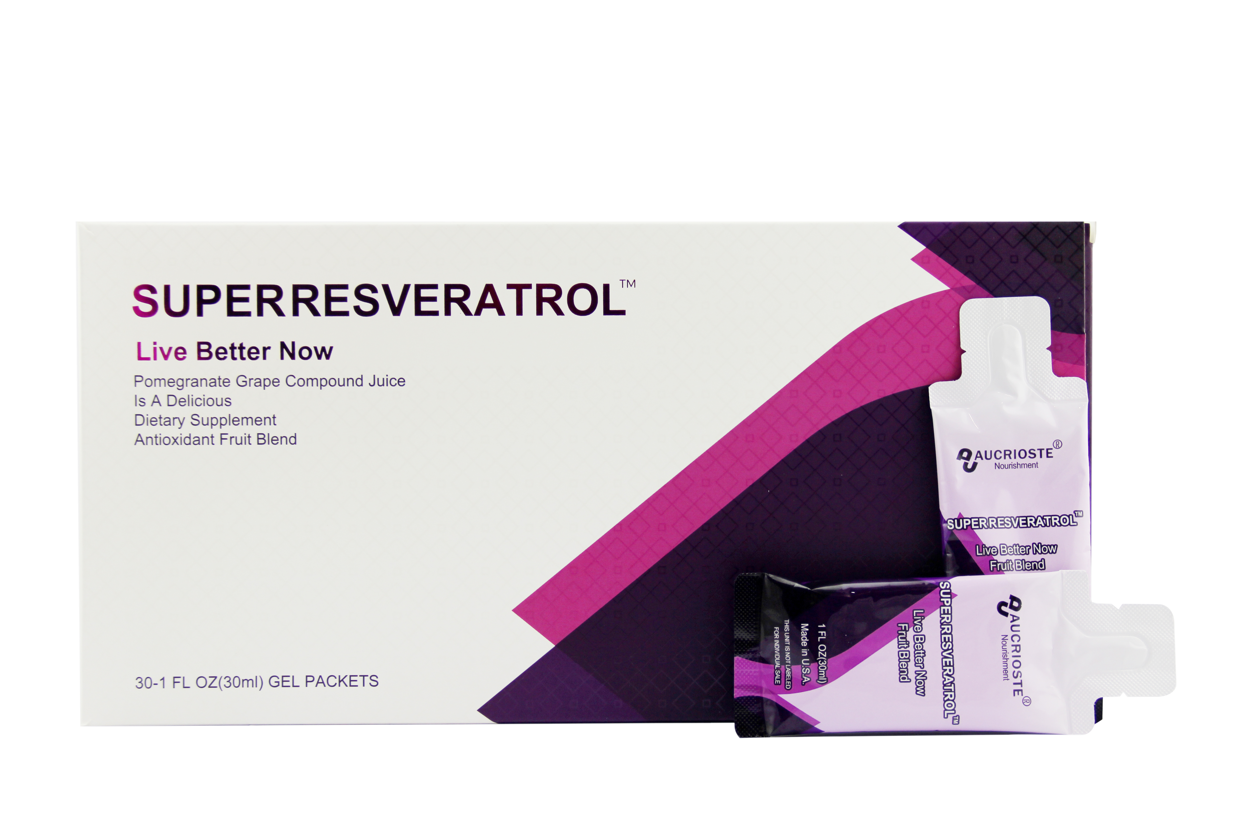 澳克罗健红酒素牌石榴葡萄复合汁（30袋装)