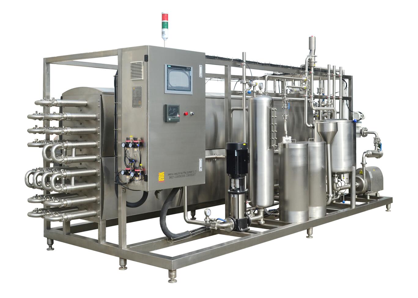 管式全自动杀菌成套设备