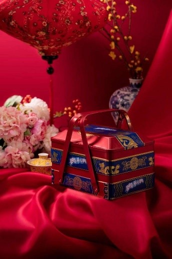 宫廷式双层礼盒罐