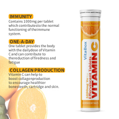 出口Vitamin c 1000mg Effervescent tablets