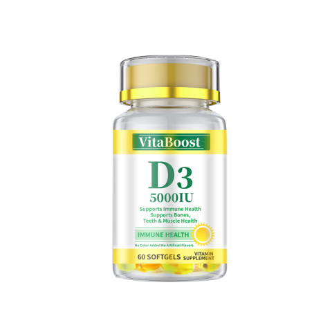 出口vd3軟膠囊5000iu vitamin d3 softgel 