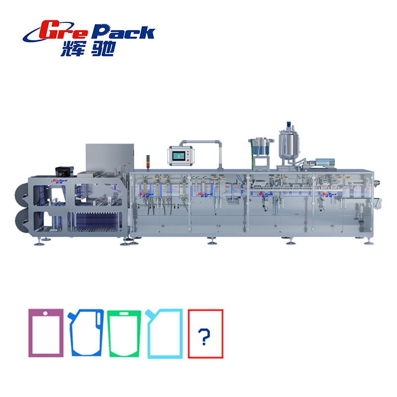 HC-180SPX水平式自立斜嘴袋包装机