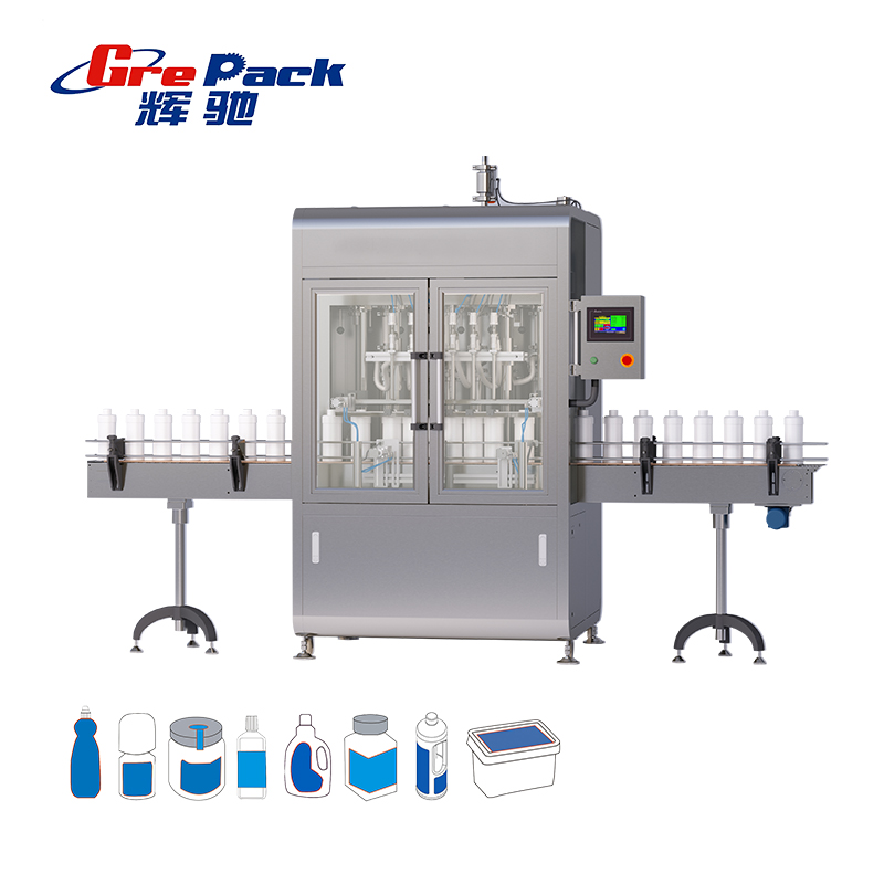 GP-500花生酱番茄酱辣椒酱香菇酱灌装机