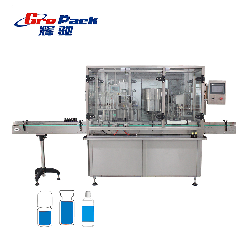 液体灌装+旋盖一体机