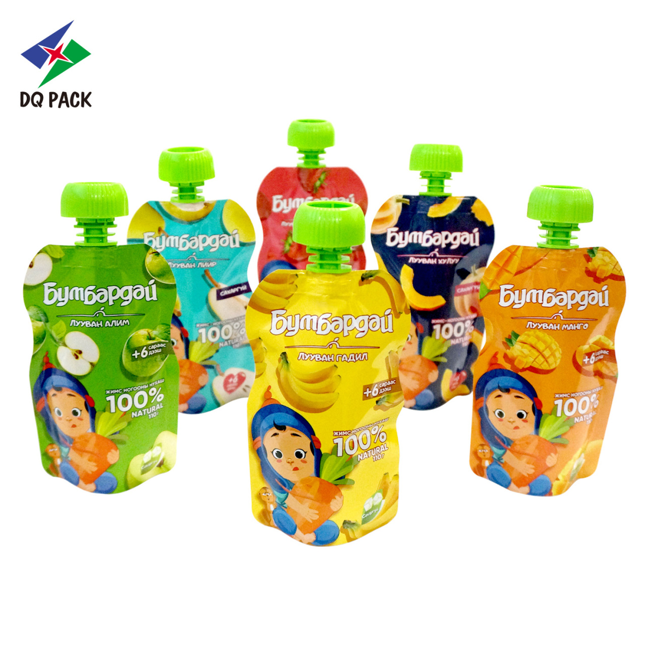 广东丹青印务有限公司生产销售异形自立吸嘴袋果汁饮料果冻吸嘴袋等印刷复合包装产品