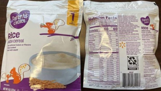 Baby cereal sold at Walmart recalled because of excessive arsenic levels