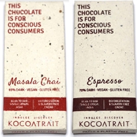 Kocoatrait chocolate delivers closed-loop recycling for upcycled cocoa shell wrappers in India