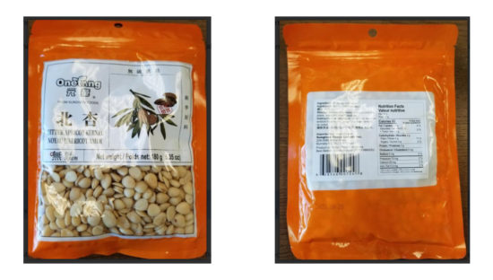 Concerns about cyanide poisoning prompt recall of apricot kernels