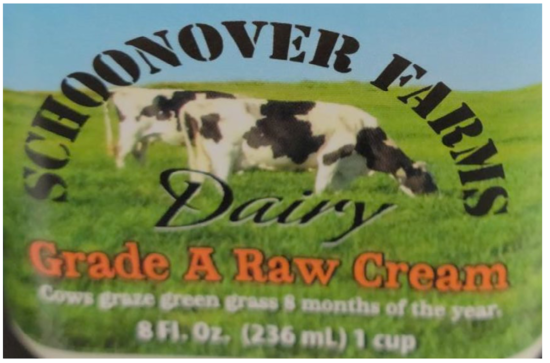 Farm recalls unpasteurized, raw milk and cream because of positive test for E. coli