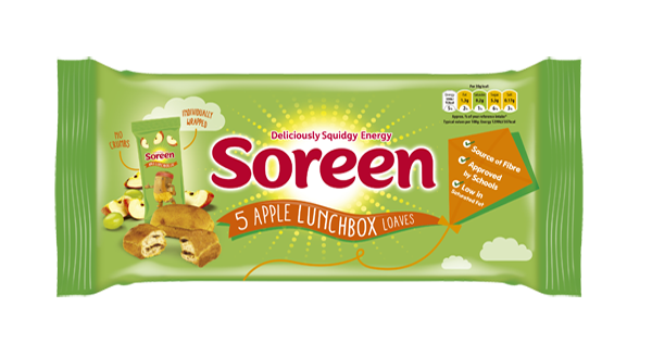 Soreen to launch Apple Lunchbox Loaves