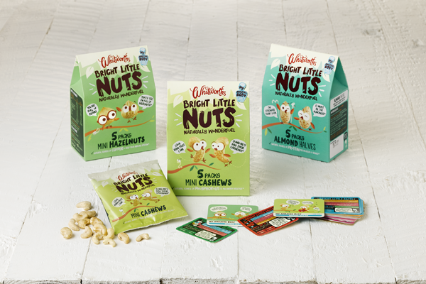 Whitworths unveils nut snacks for children