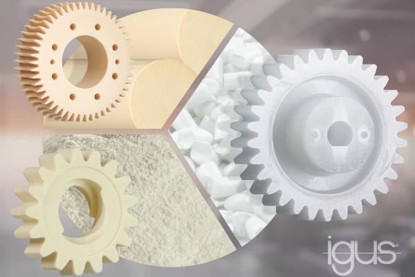 Printed, Machined And Injection Moulded: Wear-Resistant Polymer Gears From Igus