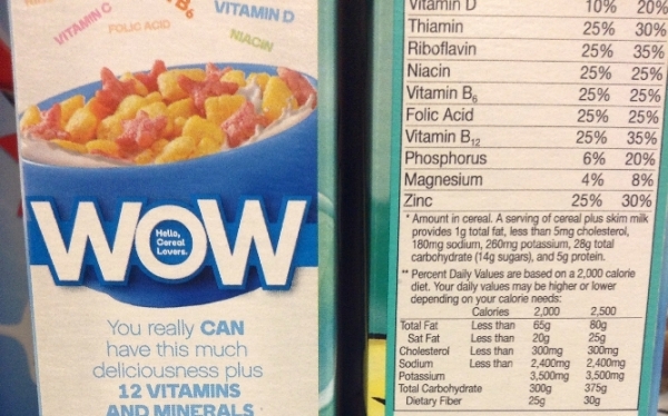 Food Labels — The Claim To Success